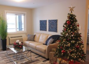 Photo: Showsuite in Building 4, just in time for the holidays